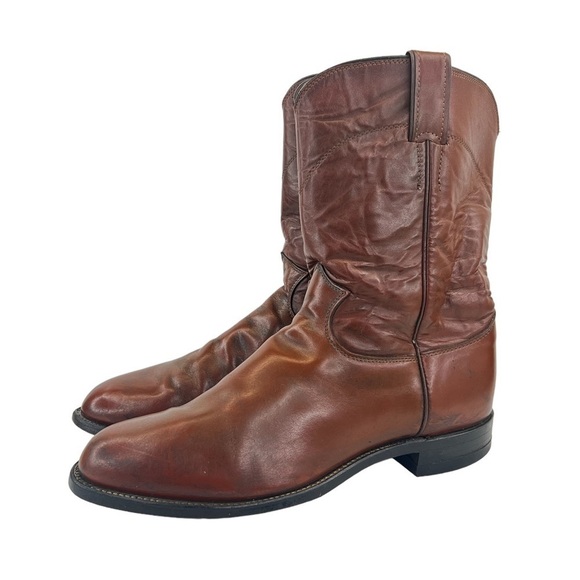 Justin Boots Men’s Roper Western Boots - Picture 4 of 15